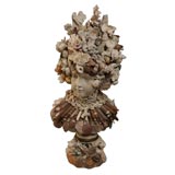 Fanciful Sea Shell Bust
