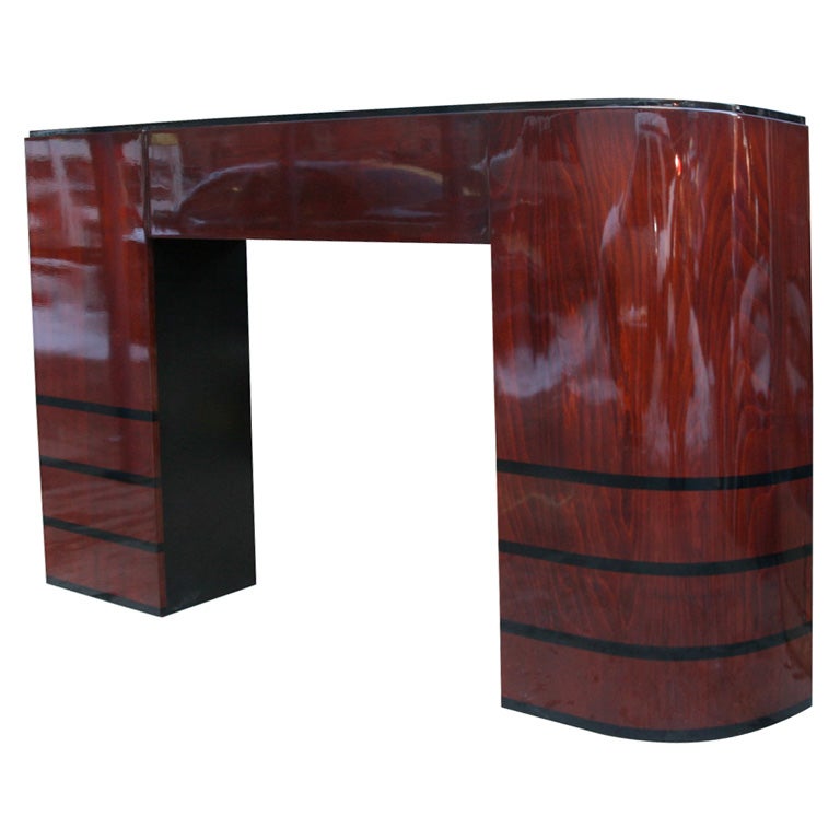 Streamline Art Deco Fireplace Mantel