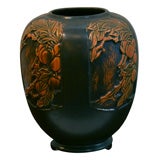 Vintage Art Deco Ceramic Harvest Vase by Roseville