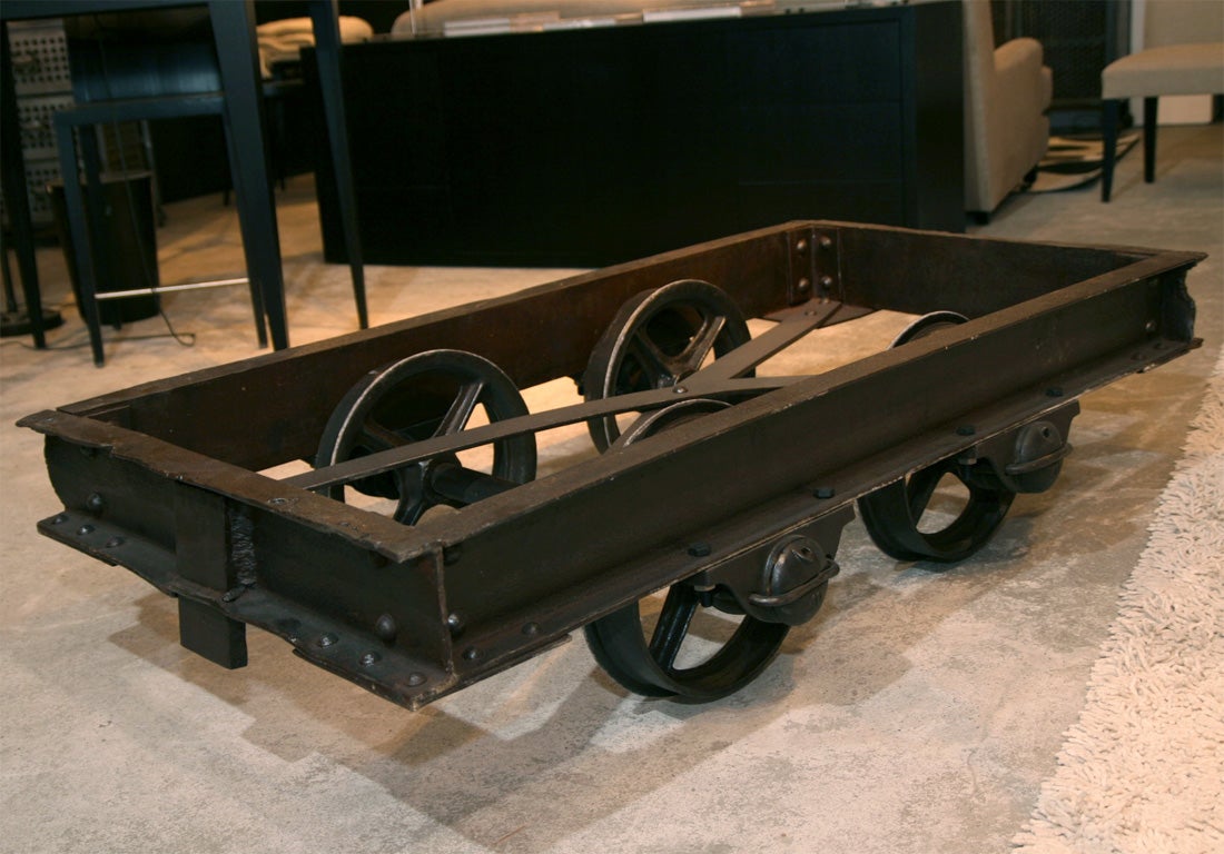 Industrial mine cart/table