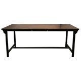 Vintage steel folding table