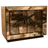 Smoked mirror cabinet