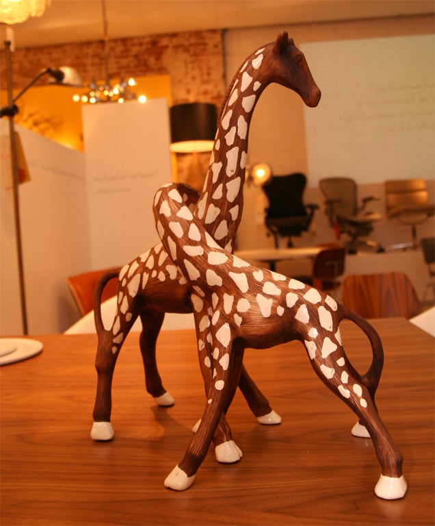 Pair of Giraffe Figurines 1