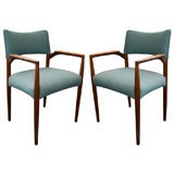 J.L. Moller Set of 6 Solid Teak Danish Modern Dining Chairs