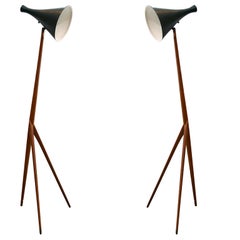 Osten Kristiansson Teak Floor Lamp