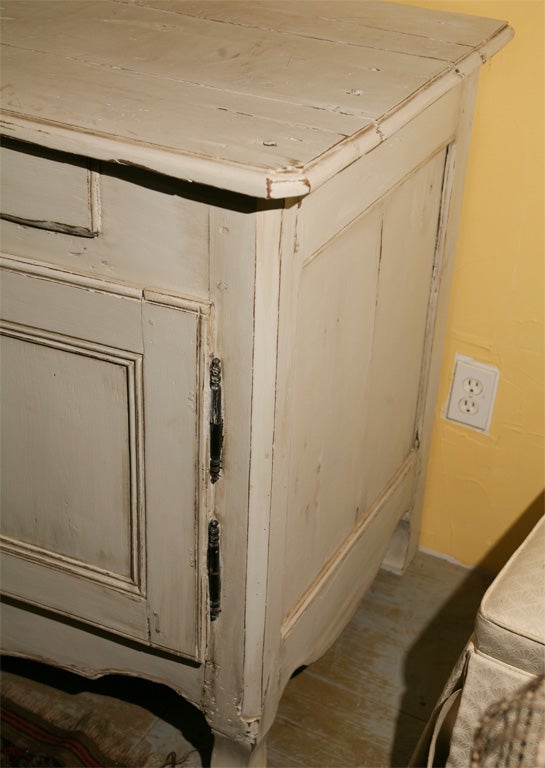 19th Century Louis XV Style Painted Sideboard