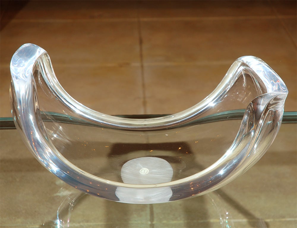 Large Lucite Bowl at 1stdibs