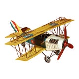 Vintage tole model plane