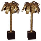 Pair of Italian Palm Tree Floor Lamps