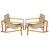 Eileen Gray Canvas Sling Chairs