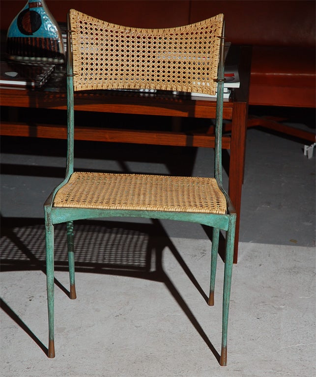 Set of 4 Dan Johnson gazelle dining chairs, model 10B, Dan Johnson Studio, USA 1956