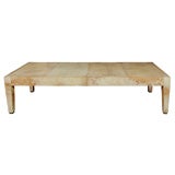 Low Parchment Coffee Table