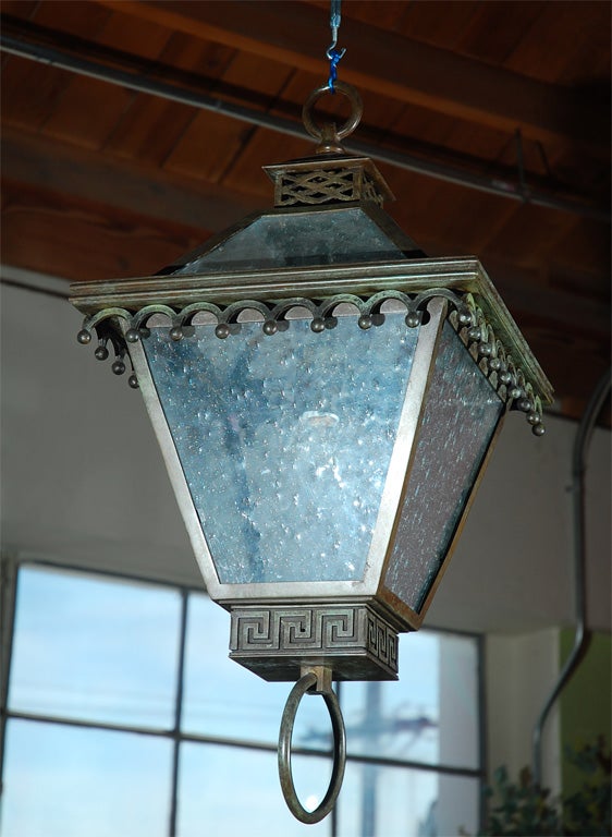 Neoclassical style hanging lantern
