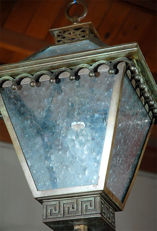 Late 20th Century Neoclassical Style Hanging Lantern