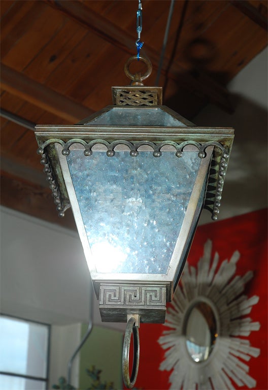 Iron Neoclassical Style Hanging Lantern