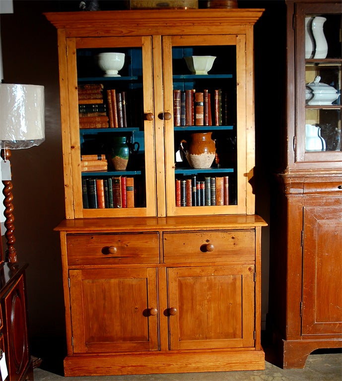 bookcase with cupboard