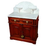 Used American Victorian Marble Top Cabinet