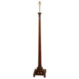 Floor Lamp with Turned Central Column