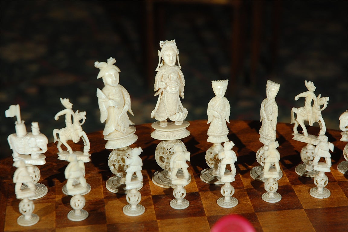 20th Century Oriental Chinese chess game For Sale