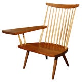 Nakashima Lounge Chair with One Free-Edge Arm Nakashima Lounge Chair with One Free-Edge Arm