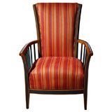 A French Directoire Painted Arm Chair, Circa 1880 A French Directoire Painted Arm Chair, Circa 1880