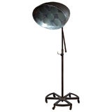 A French Metal Industrial Floor Lamp, Circa 1930