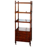 Victorian Four Tiered Etagere in Mahogany