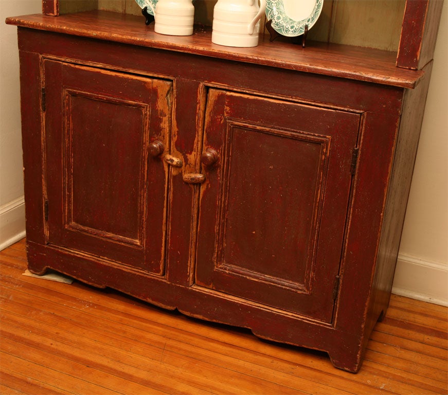 open step back cupboard