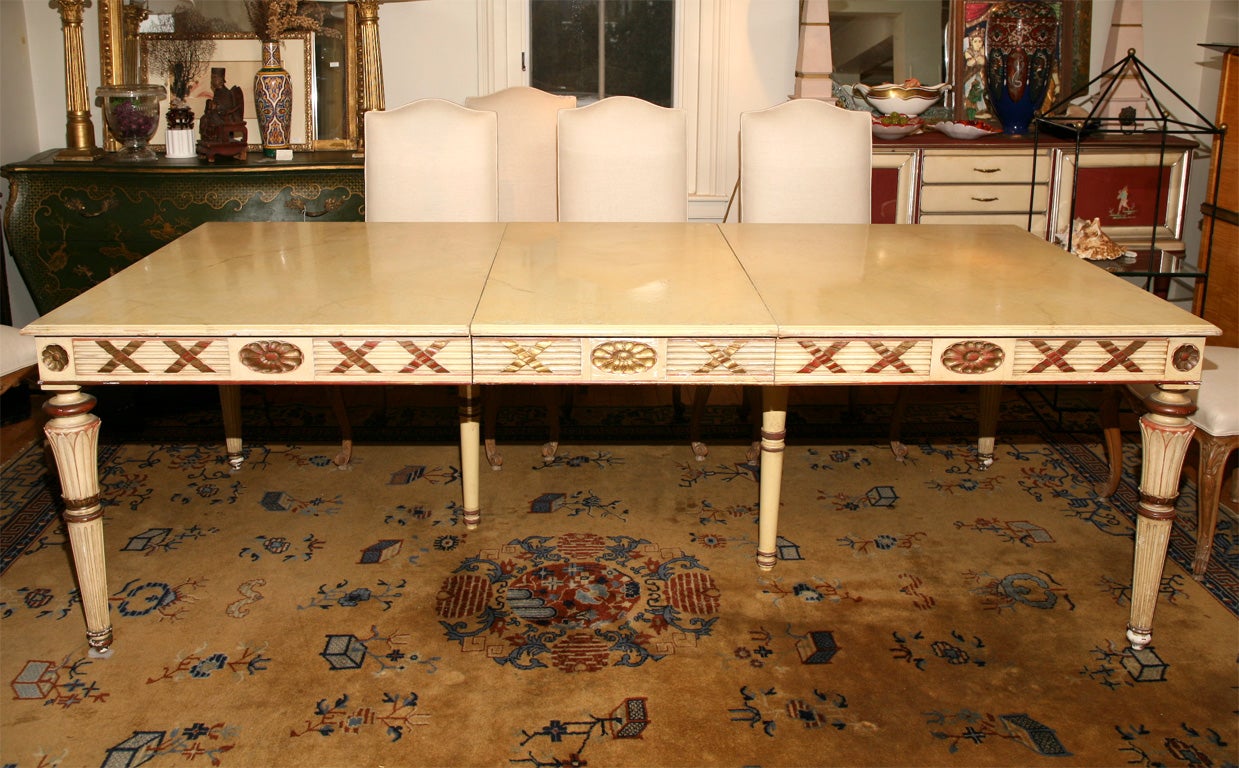 Dining-room table with two leaves