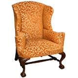 Philadelphia Chippendale Style Wing Chair