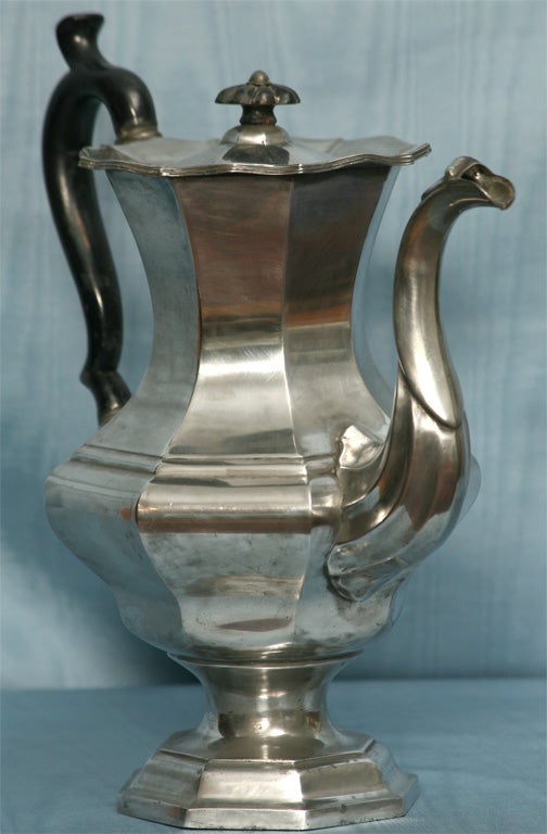 19th Century Pewter/Britannia Ware Teapot