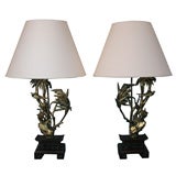 Pair of Chinoiserie Lamps by James Mont