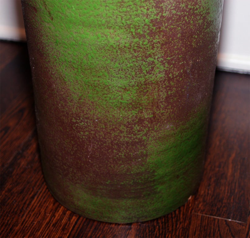 Green Ceramic  Umbrella Stand by Rosenthal Netter 1