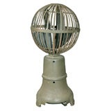 Gray Painted Steel Banker
s Fan