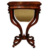 Antique English Regency work table