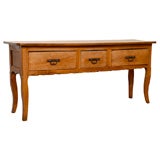 19th Century Cabriole Leg French Cherry Server 19th Century Cabriole Leg French Cherry Server