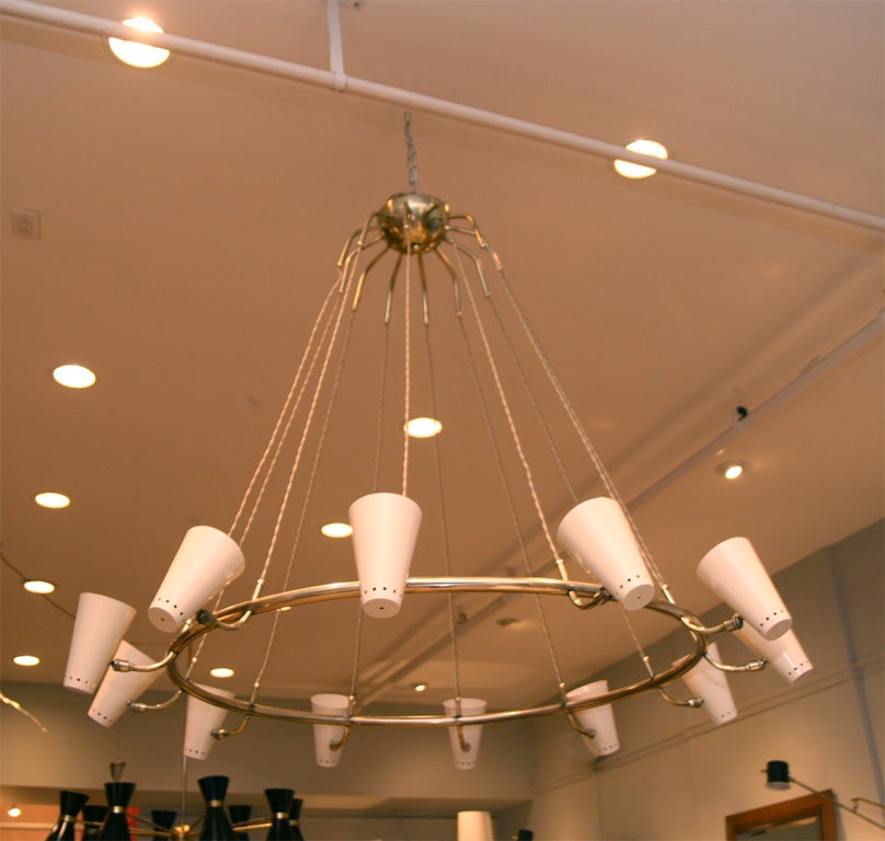 Twelve light chandelier by Stilnovo 2