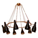 Large Stilnovo chandelier