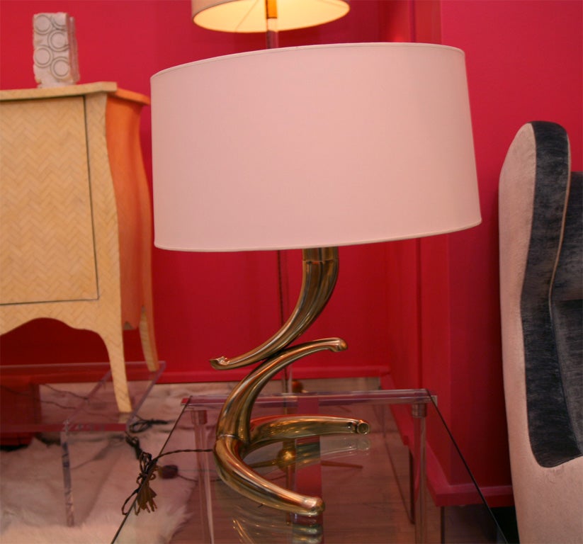 French Pair of Table Lamps by Scarpa