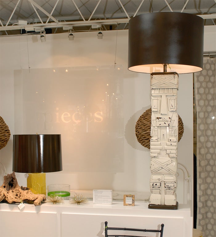 Pair of Totem Poles as Lamps