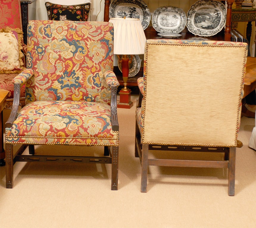 Pair Gainesborough Chairs For Sale 4