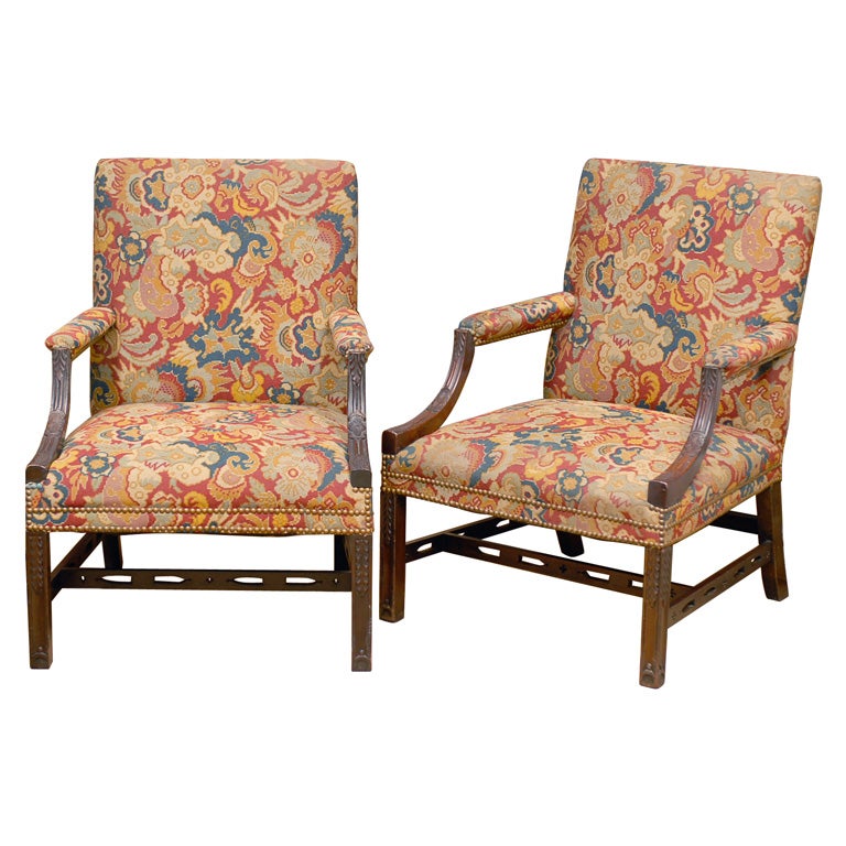 Pair Gainesborough Chairs For Sale