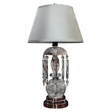 1940s Hollywood  Crystal lamp