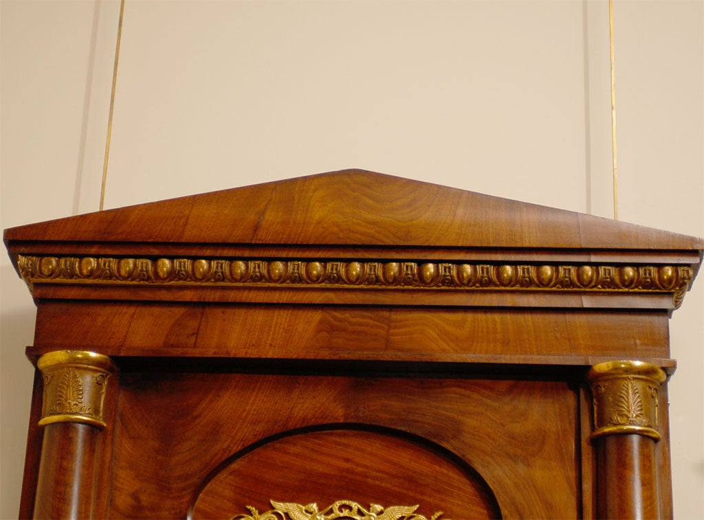 Empire Period Mirror in Mahogany with Gilt Accents, c. 1810 1