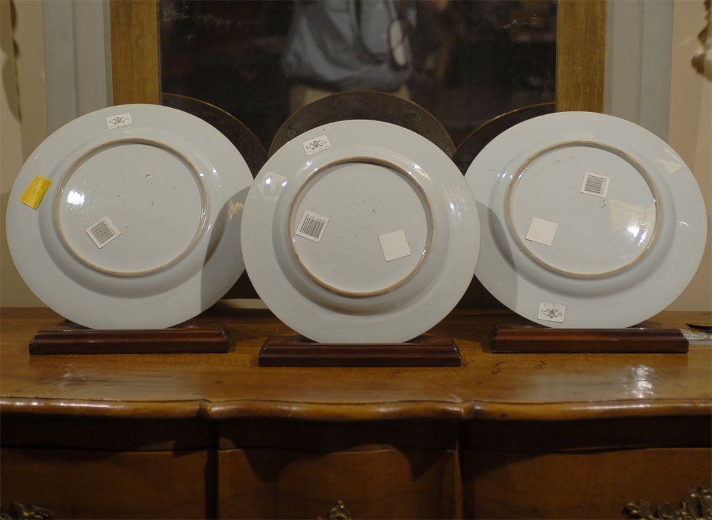 Rare Set of Meissen-inspired Chinese Export Chargers, c. 1740 1