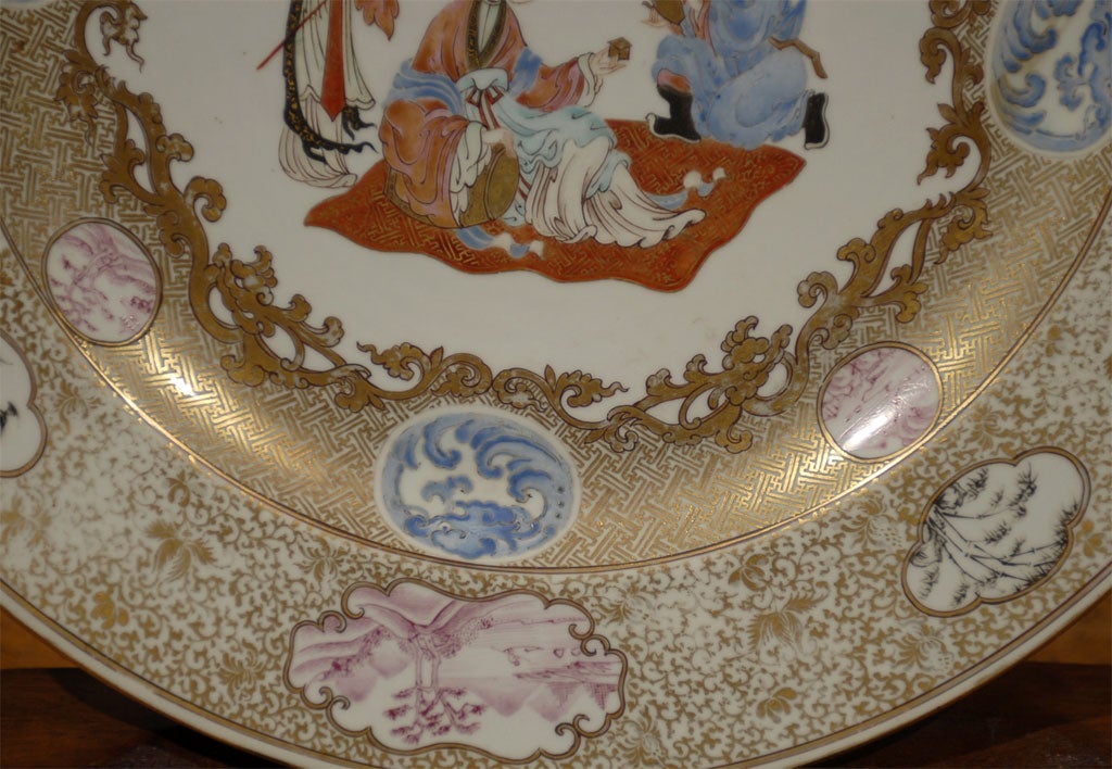 Rare Set of Meissen-inspired Chinese Export Chargers, c. 1740 4