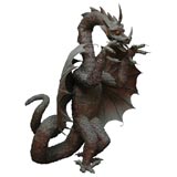 Mid Century Copper Dragon