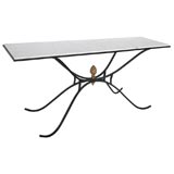 Marble and Iron Console