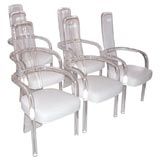 Set of 6 Dining Chairs in the Style of Charles Hollis Jones