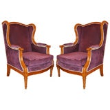 A pair of armchairs by Jansen